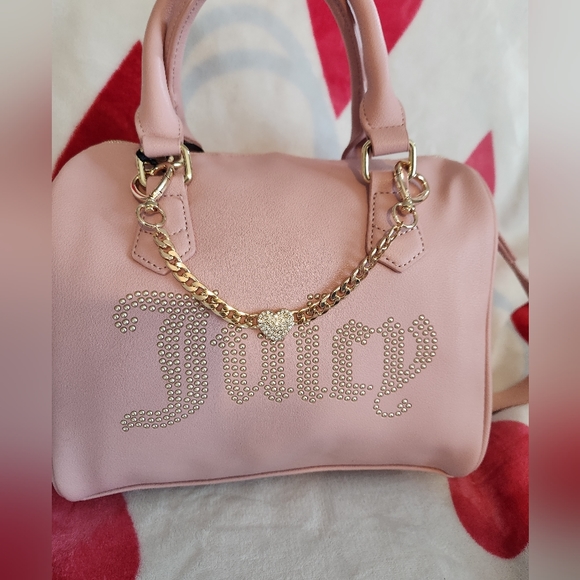 Juicy Couture Taffy Obsession Satchel and Heart-Shaped Bow Wallet - Picture 6 of 11